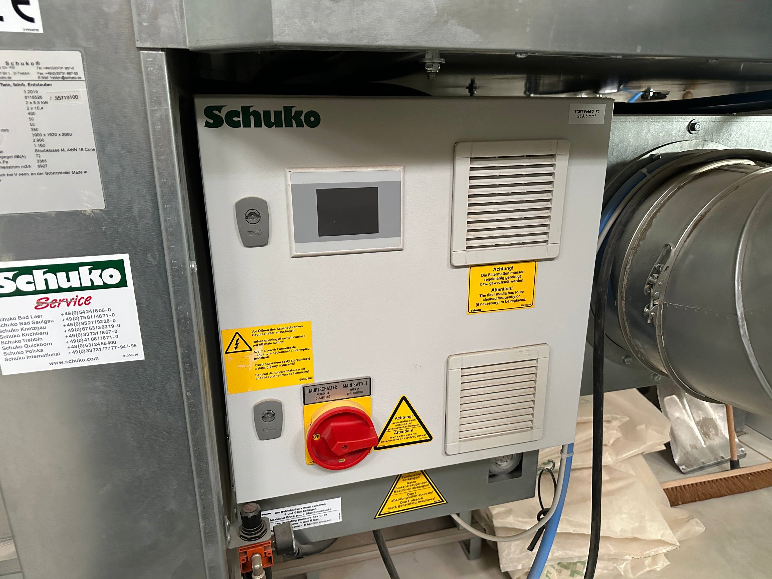 Schuko Vacomat 350 XP Twin Endstauber – Bild 4