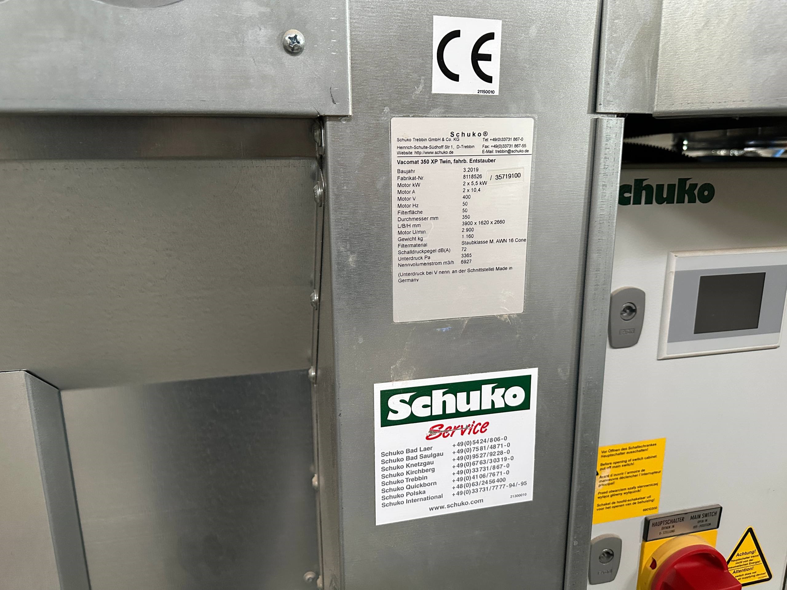 Schuko Vacomat 350 XP Twin Endstauber – Bild 5
